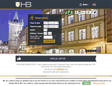 Tablet Screenshot of hotelbishopshouse.cz